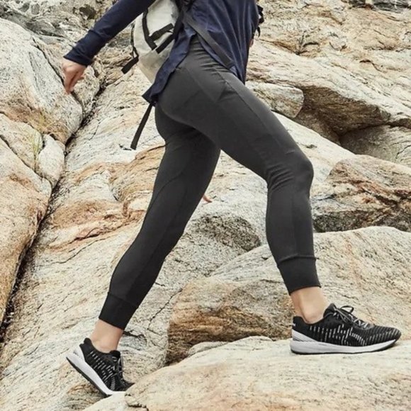 Athleta Essex Hybrid Tights XSP Black Heather - Picture 6 of 6